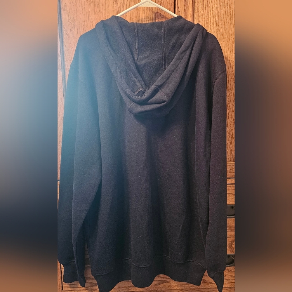 Carhartt FR - CAT 3 - NWT Anti-Odor, Navy Blue Zip-Up Hoodie - Picture 6 of 8